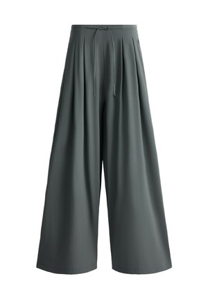 OYSHO, LIGHT TOUCH WIDE-LEG TROUSERS 34186229 - Pantalon classique - grey