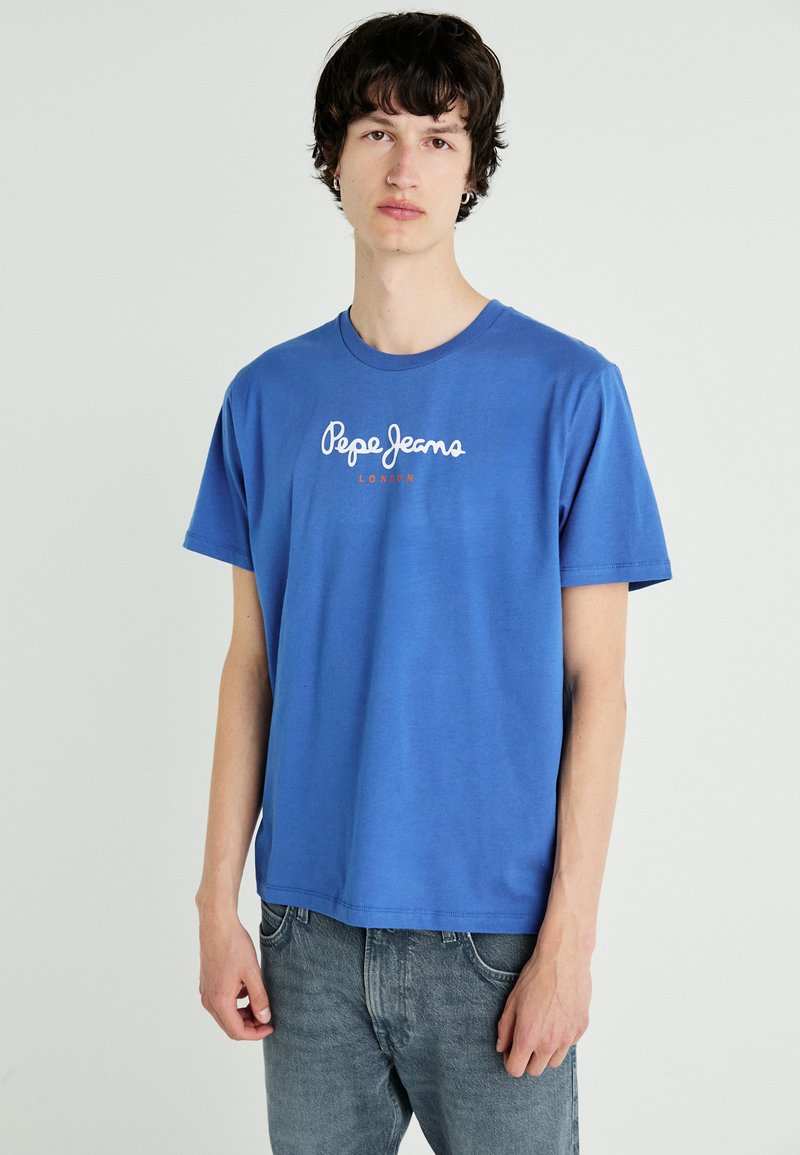 Pepe Jeans EGGO - T-shirt estampada - steel blue
