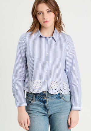 Cache Cache MIT STICKEREI - Button-down blouse - blanc