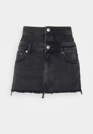 ONLY ONLMILLION SKIRT - Denimová sukně - dark grey denim