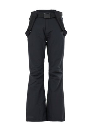 Sorte snekælder med justerbare stropper, lynlåslommer og forstærkede sømme for holdbarhed. Fremstillet af vandtæt, åndbart materiale.