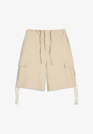 Bershka, WIDE-LEG CARGO - BERMUDA SHORTS - Shorts - sand