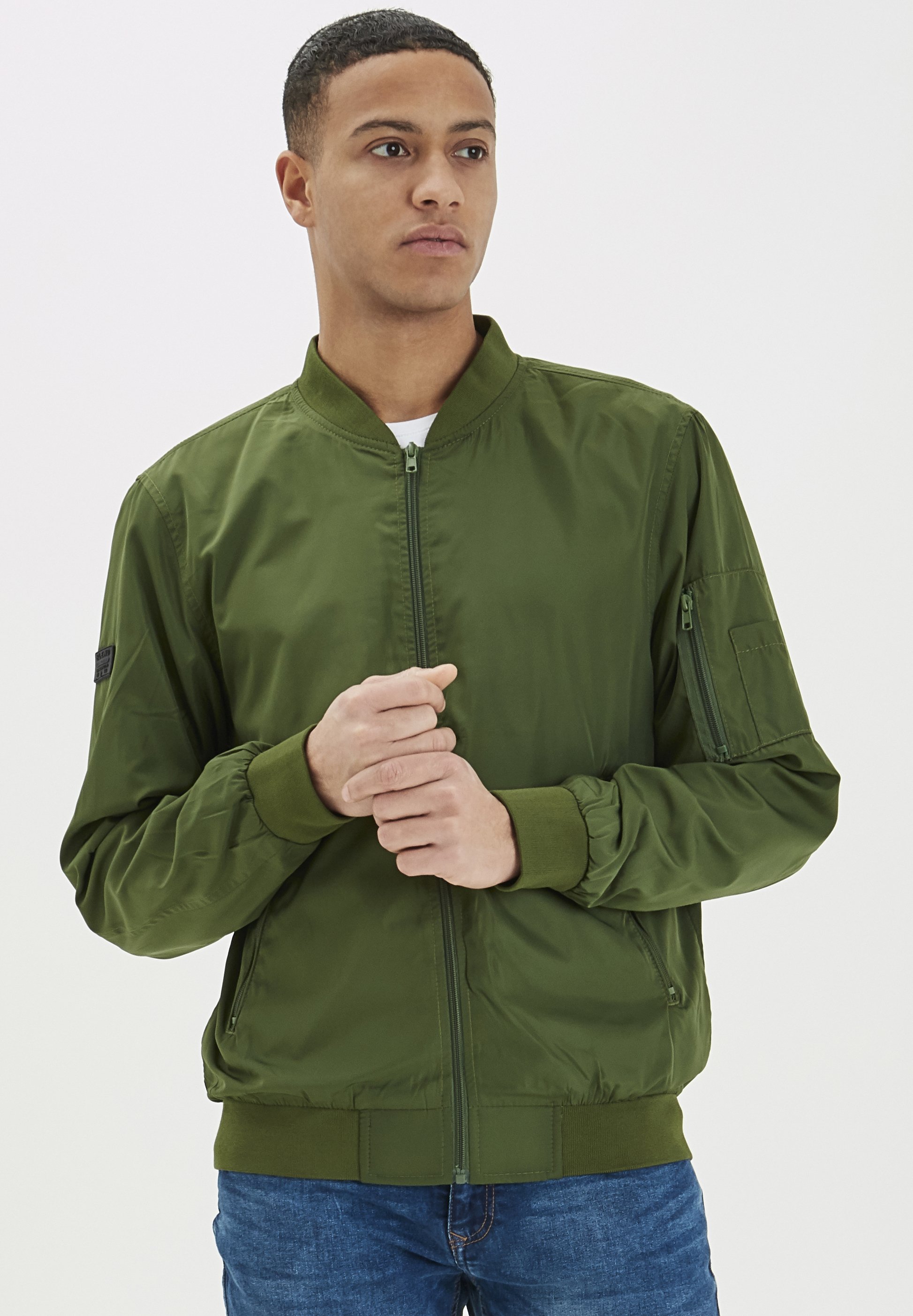 forest green bomber jacket