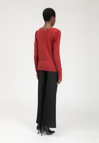INFLUENCER PUFFED SLEEVES - Strickpullover - cognac