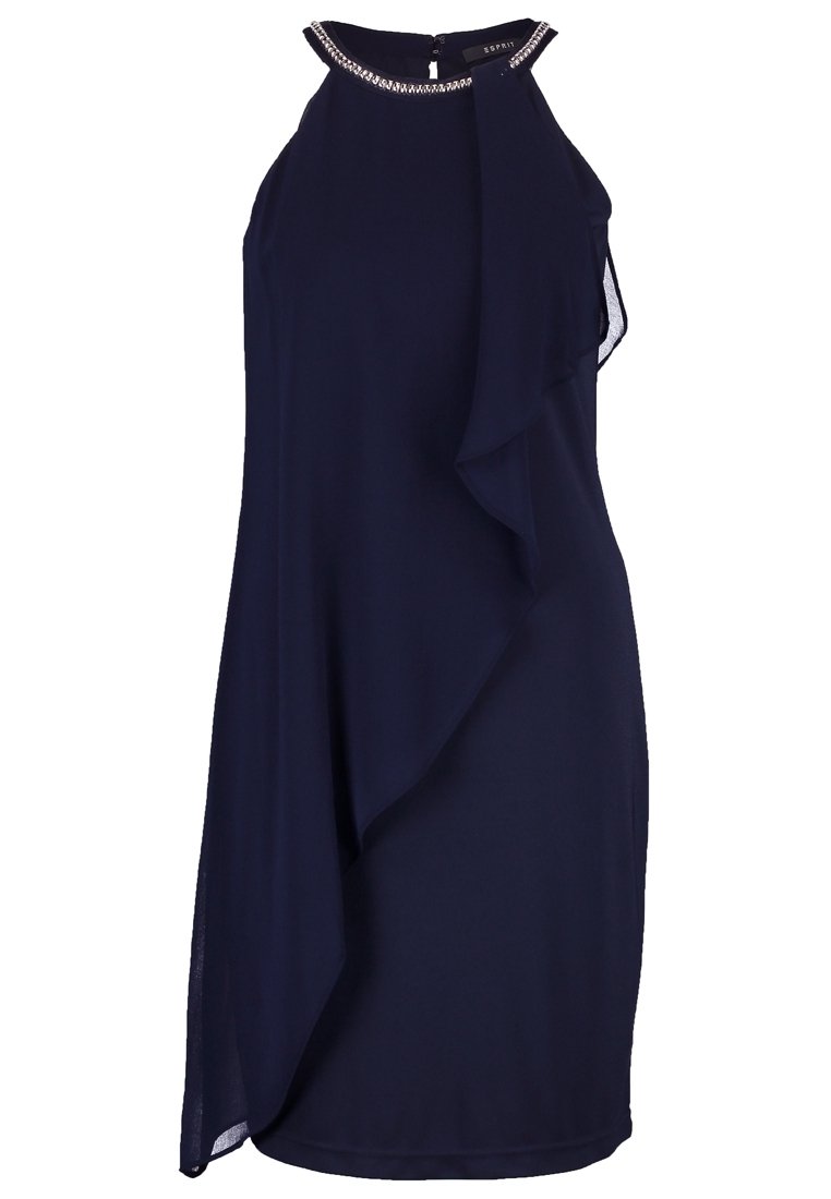 Esprit Collection Robe de soir�e - dark blue/bleu marine - (Seconde main) -  ZALANDO.FR