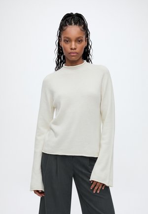 Weekday, ROLL NECK JUMPER - Pullover - off white