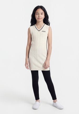 Guess SWEATER DRESS MINI - Kampsunkleit - dove white