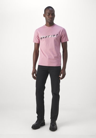The Kooples MC - Marškinėliai su spaudiniu - pink wood