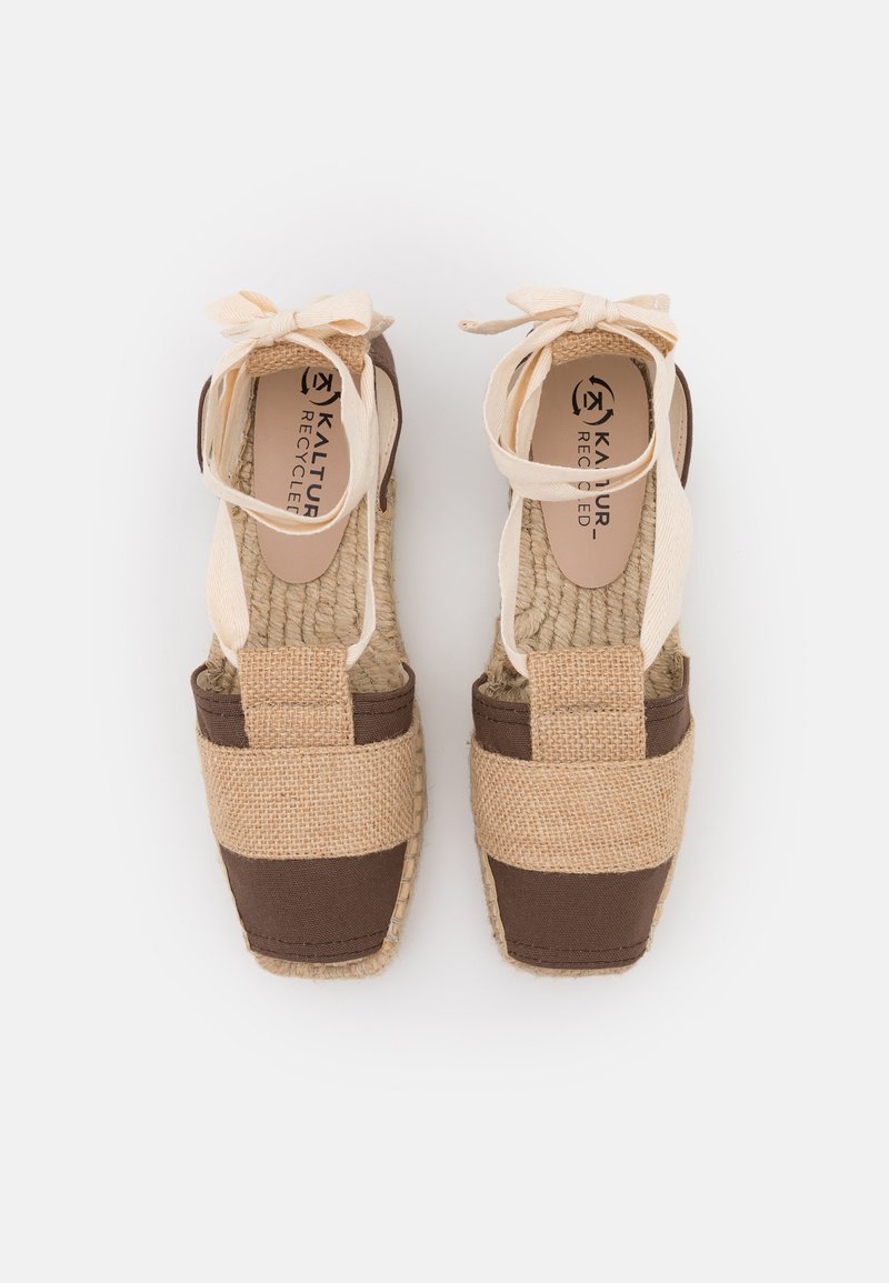 Damen Sneaker | Kaltur Espadrille brown/braun - LD68531 Damen Sneaker | Kaltur Espadrille brown/braun - LD68531