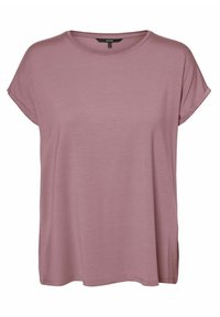Vero Moda VMAVA PLAIN - T-shirt basic - burlwood