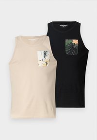 JJHAWAII POCKET TANK 2 PACK - Top - black/moon beam