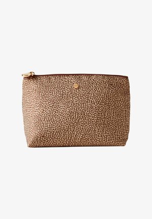 Borbonese CLASSICA MEDIUM - Beauty case - beige brown