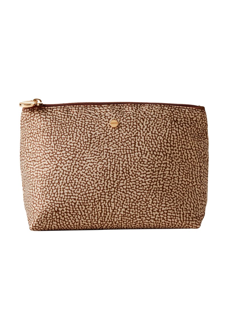 Borbonese CLASSICA MEDIUM - Wash bag - beige brown
