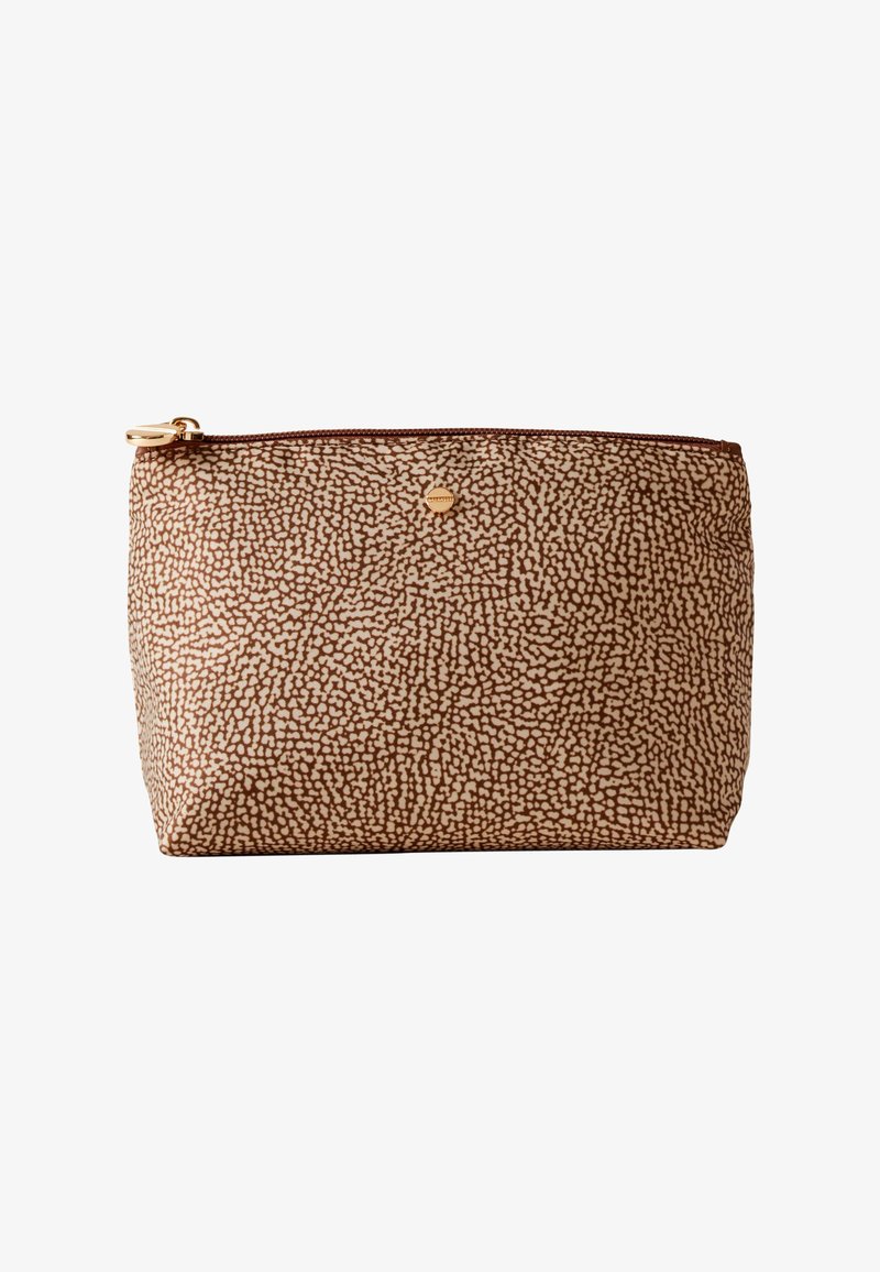 Borbonese CLASSICA MEDIUM - Wash bag - beige brown