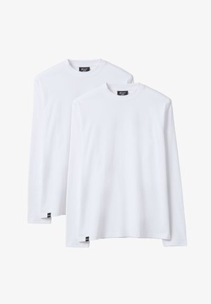 UTOPJA, EVERYDAY LONGSLEEVE TWIN PACK - Maglietta a manica lunga - optical white