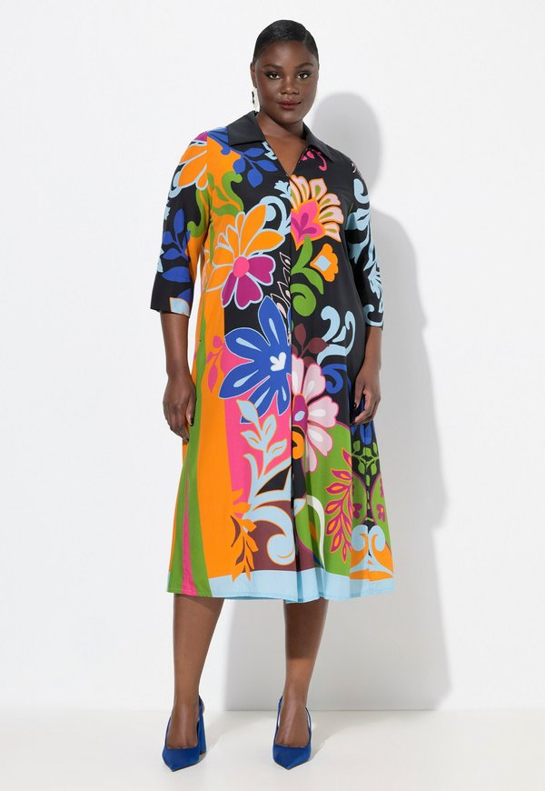 COLORFUL FLOWER 3/4 SLEEVE  - Freizeitkleid