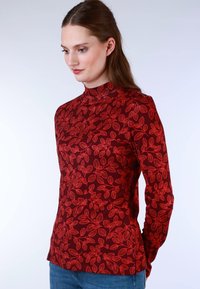 Lykka du Nord OLENNI AUTUMN LEAVES - Langarmshirt - dark grape