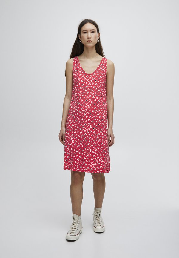 IHLisa - Day dress - raspberry wine flower