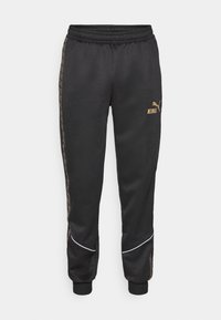 KING ANTHEM PANTS - Træningsbukser - black/matte gold-coloured/white