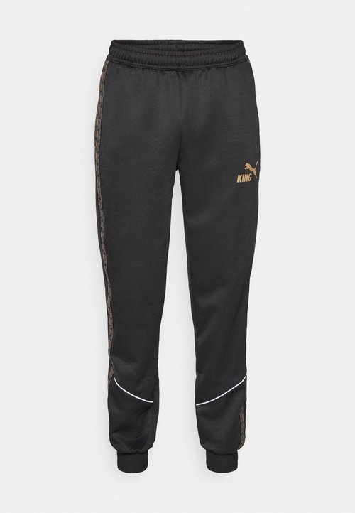 PUMA Tracksuit bottoms - black/matte gold-coloured/white — foto 5