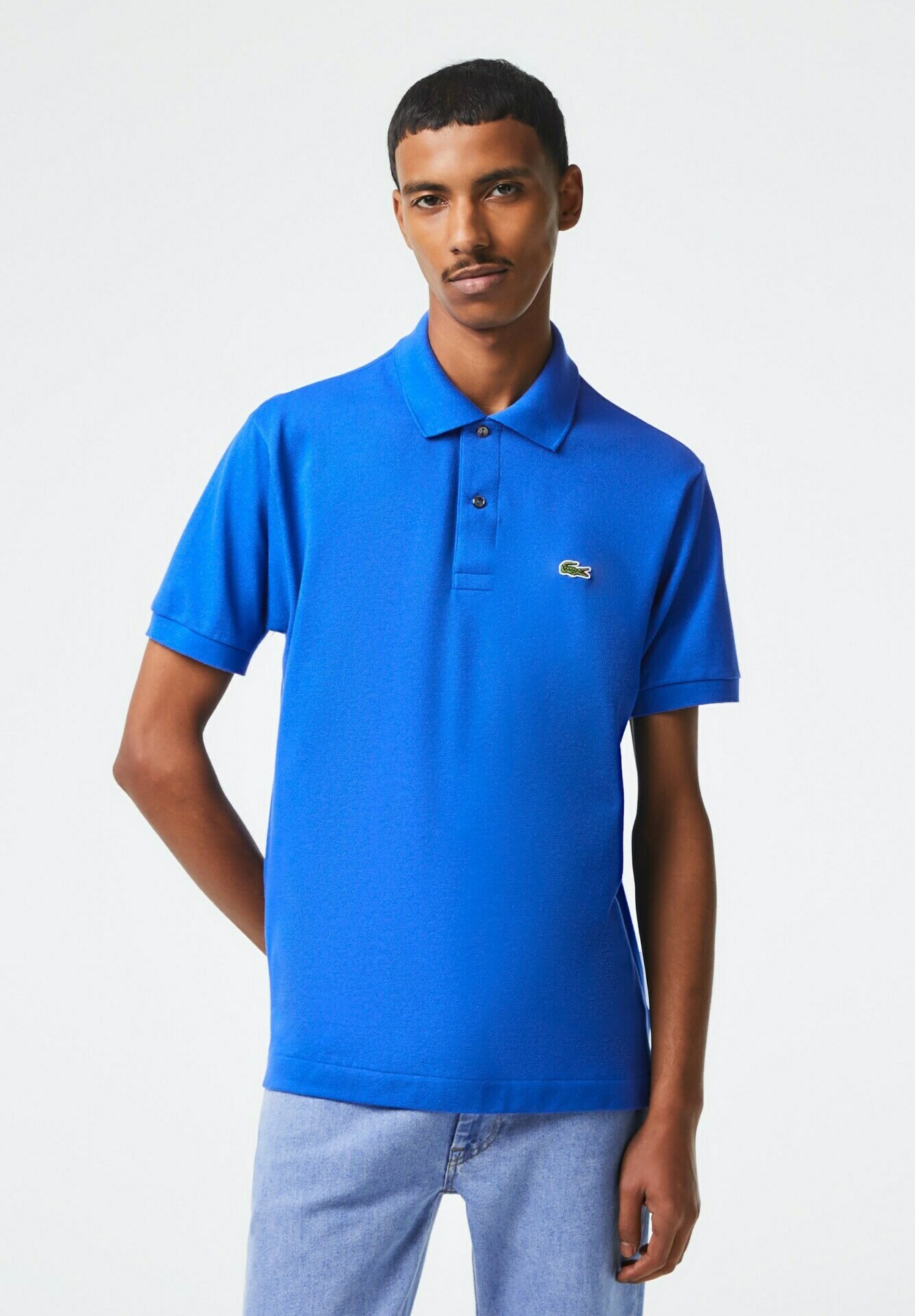 Lacoste Polo bleu/rinsed denim