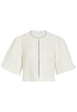 VILA VICLEO O NECK BOLERO - Pluus - cloud dancer