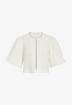 VILA VICLEO O NECK BOLERO - Pluus - cloud dancer