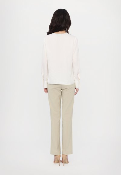 Theory HIDDEN SLIT MODER - Blusa - ivory