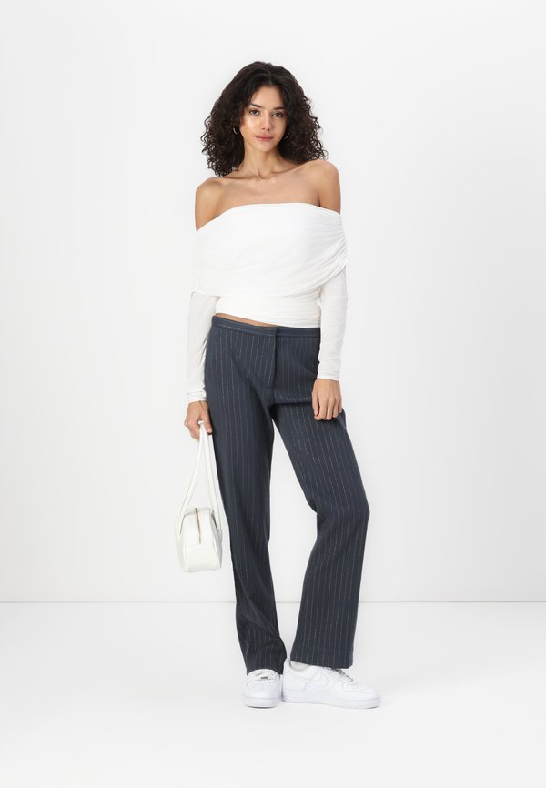 Asymmetrical Foldover Top - Long sleeved top - jet stream3