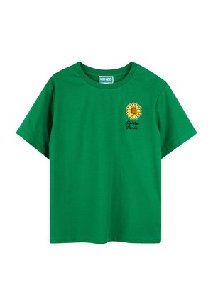 Print T-shirt - loden