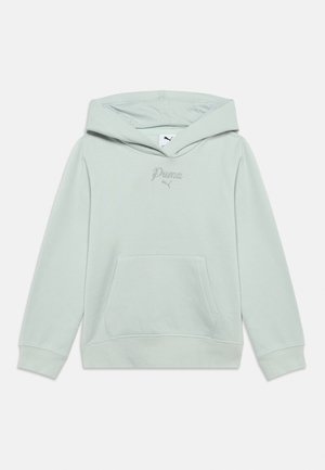 Puma, SCRIPT HOODIE UNISEX - Φούτερ με κουκούλα - créme de mint