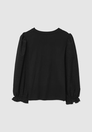 Calliope MANICHE TRAFORATE - Maglietta a manica lunga - ultrablack