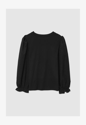 Calliope MANICHE TRAFORATE - T-shirt à manches longues - ultrablack