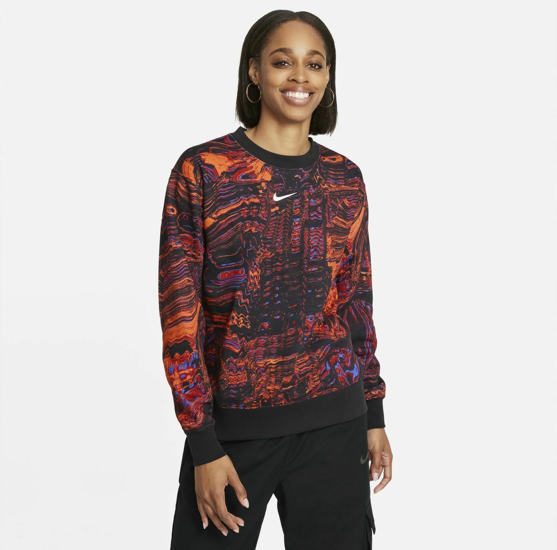 black orange sweatshirt