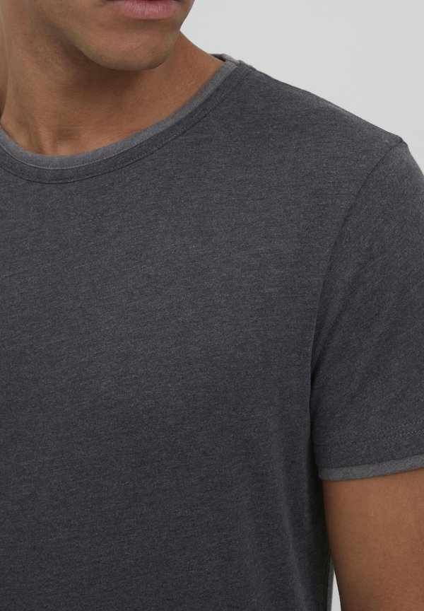 PRVENANZIO - Basic T-shirt - charcoal mix3