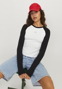 JJXX JXGIGI LOGO TEE - Hosszú ujjú felső - bright white/black
