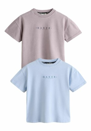 Baker by Ted Baker, REGULAR FIT - BLUE/PINK WASHED T-SHIRTS 2 PACK . - T-Shirt print - blue pink