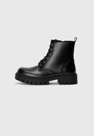 UNISEX - Stivaletti stringati - black