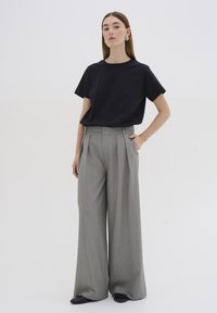 My Essential Wardrobe WIDE - Kalhoty - stormy grey