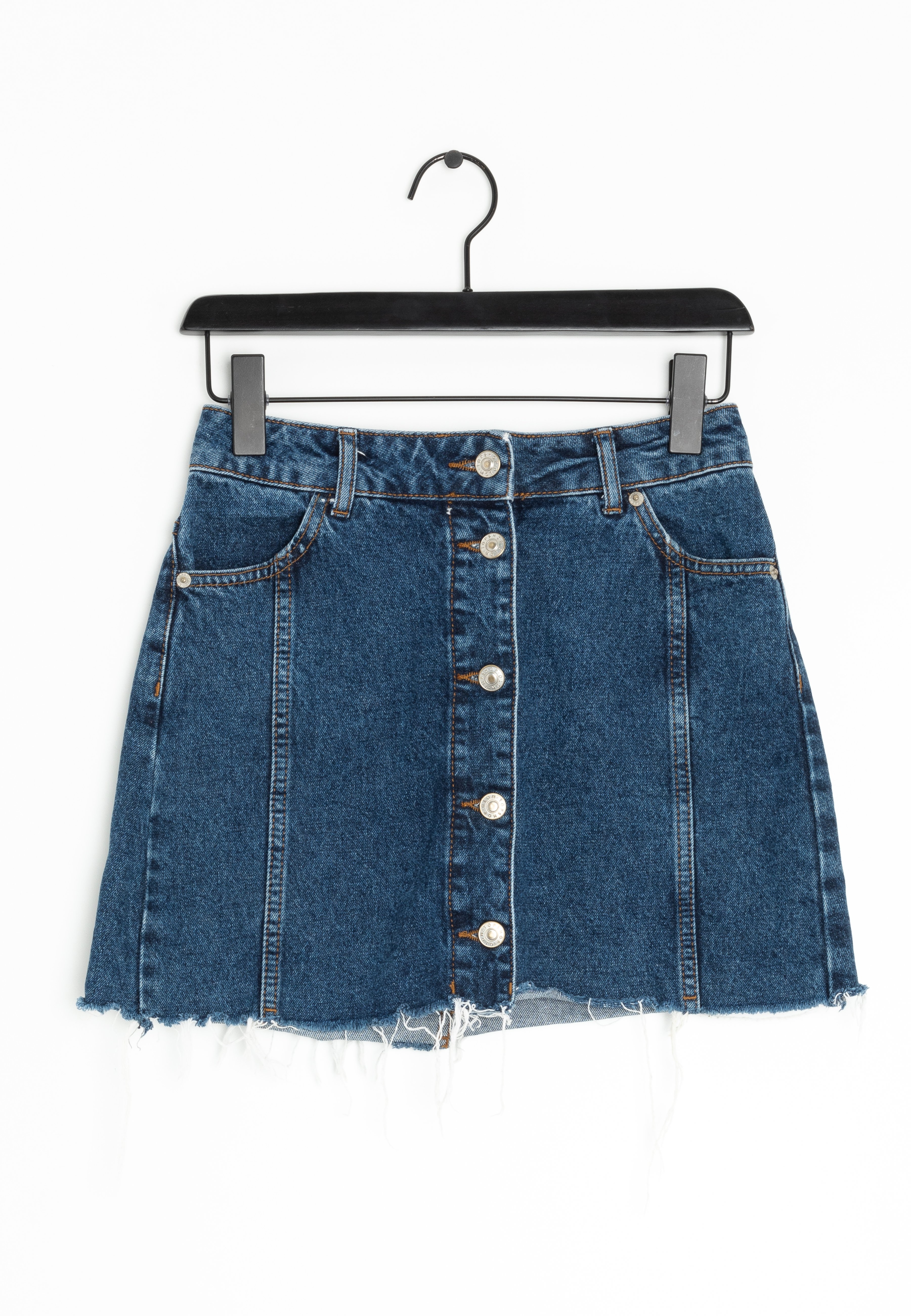 Topshop Petite A-Linien-Rock - blue/blau - (Pre-owned) - Zalando.de