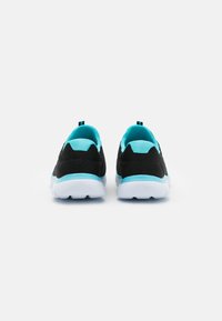 Skechers Wide Fit SUMMITS - Sapatilhas - black/turquoise