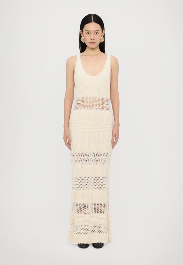 CROCHET SLEEVELESS DRESS - Maxi dress