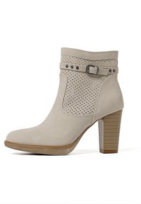 Stivaletti con tacco - beige