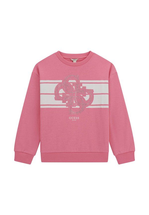 LOGO STRASS - Sweatshirt - rose