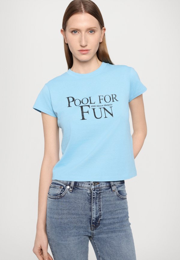 Print T-shirt - turquoise3