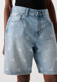 Calvin Klein Jeans Jeansshort - distressed indigo