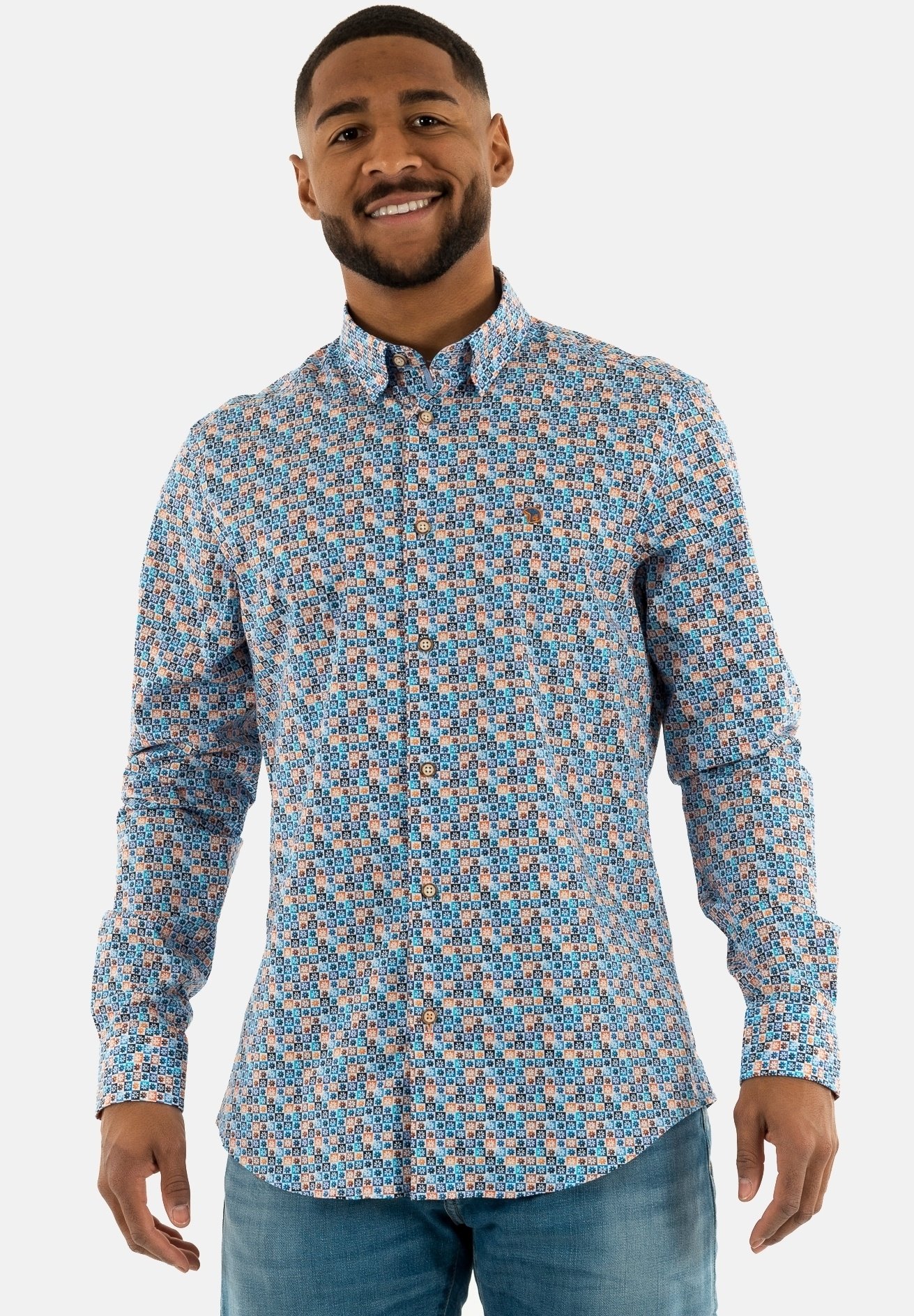 Camicia Vintage Camicia Fiori Uomo Zalando WE Fashion POPLIN