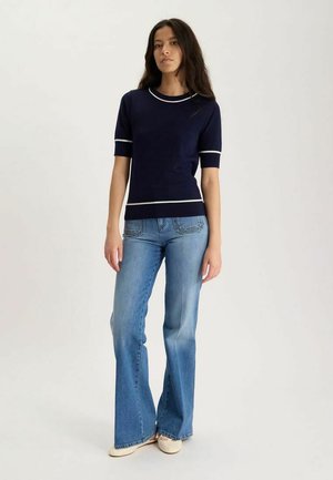 INES DE LA FRESSANGE T-shirt basique - p blue navy