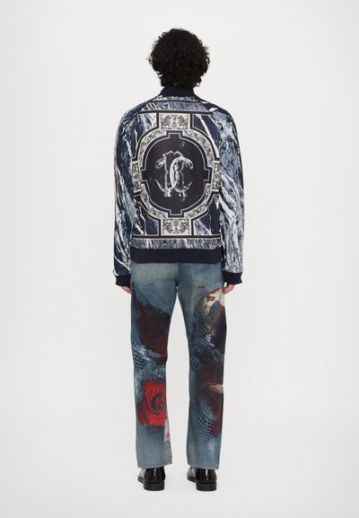 Roberto Cavalli MARBLE TECH TRACK - Poletna jakna - blue