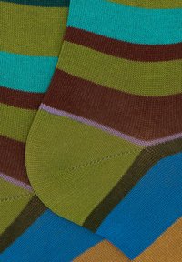 Gallo STRIPES - Calzettoni - erba cioccolato